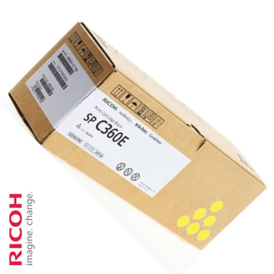 408191 Ricoh Тонер SP C360E жёлтый